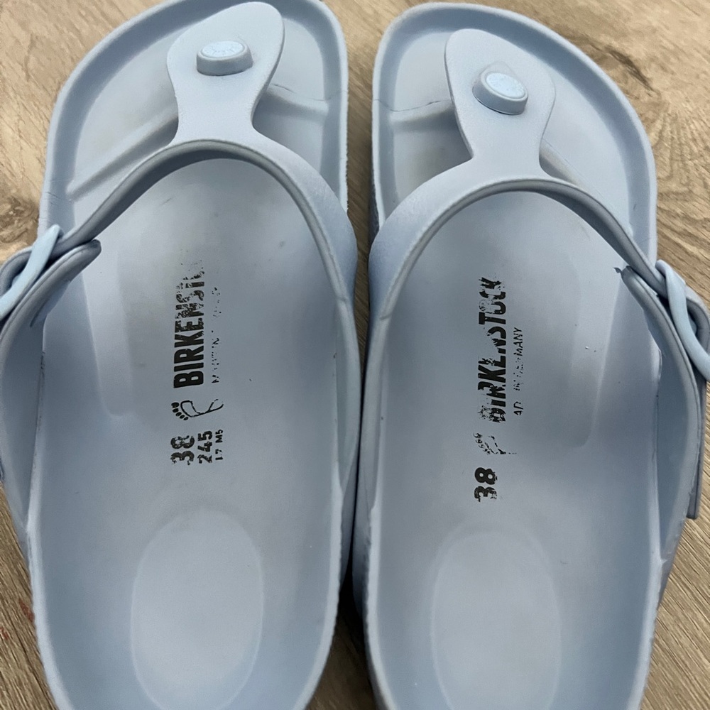 Birkenstock Sky Blue Slip-On Sandals